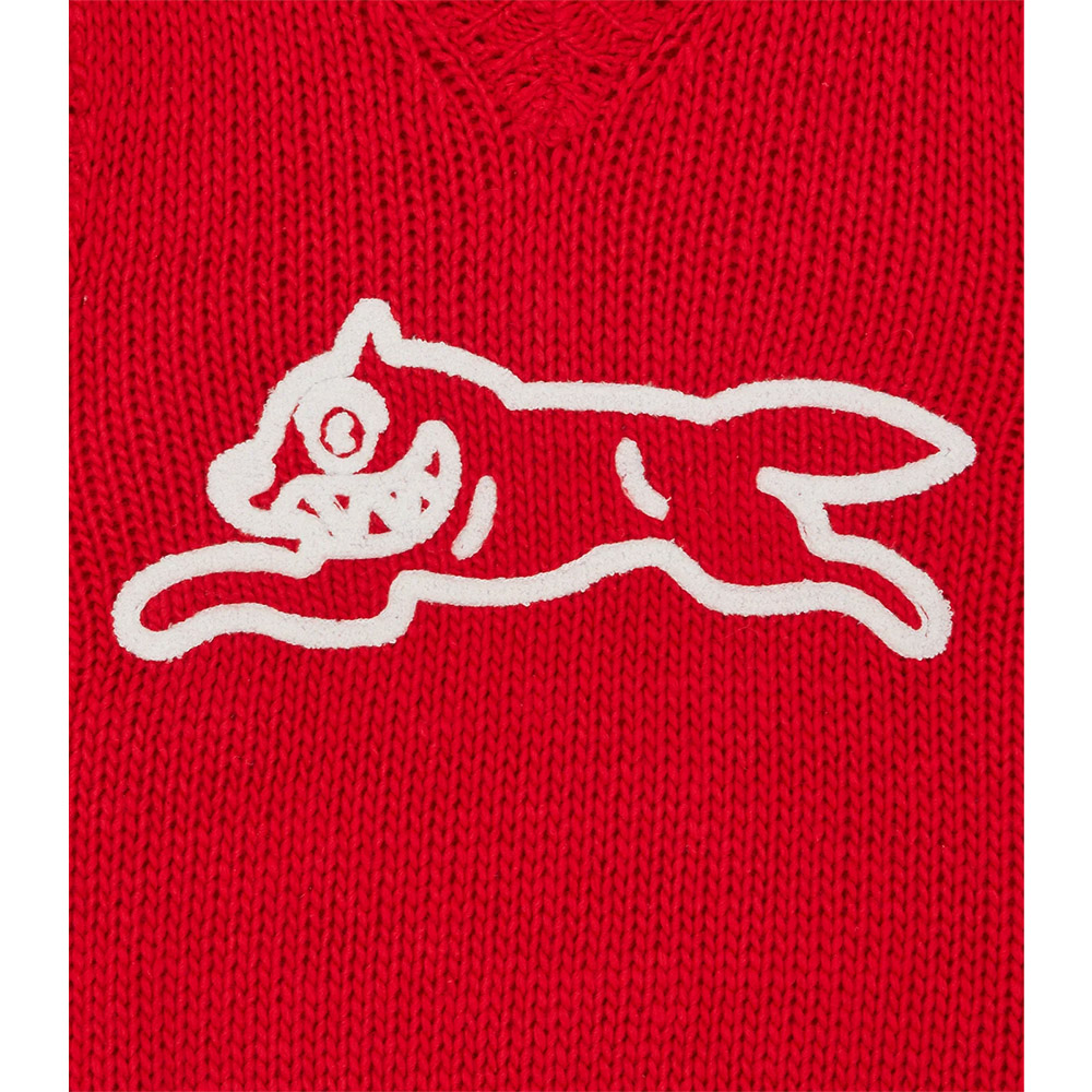ICECREAM Maglia Knit Vest Running Dog 
