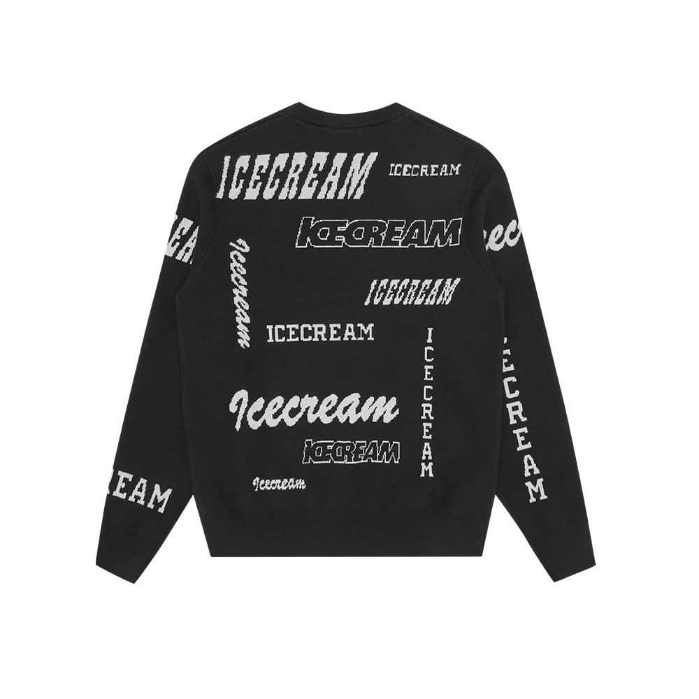 ICECREAM Maglione Knit Crewneck Multi Logo 