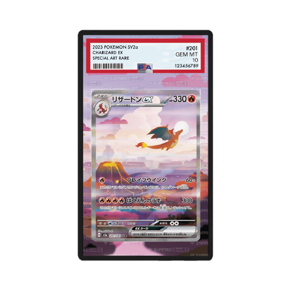 Charizard ex 199/165 Pokémon 151 Case PSA - ZGC | ZAFFIRO GAMES S.R.L.