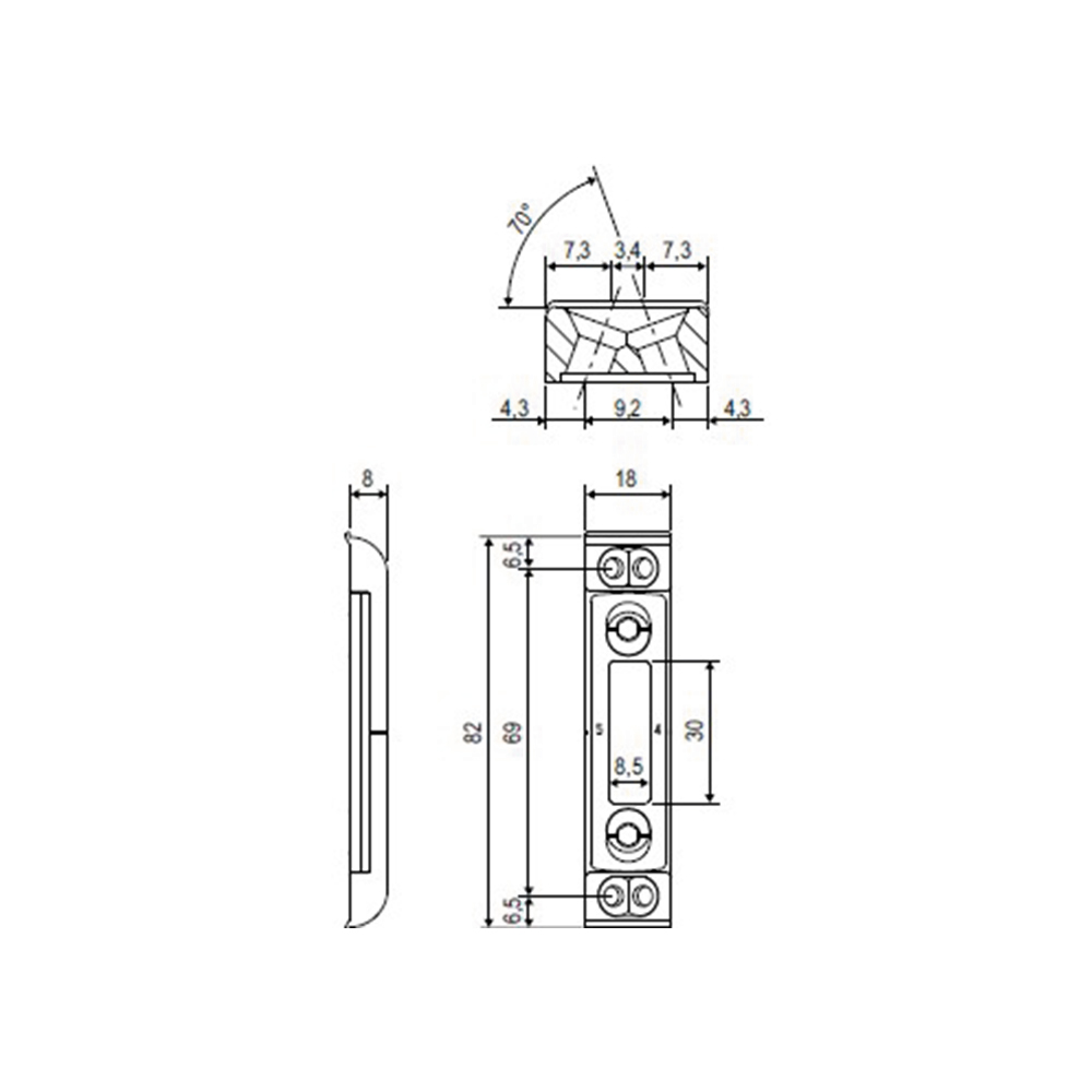 Incontro pozzetto aria 4 con piastra in acciaio per puntale