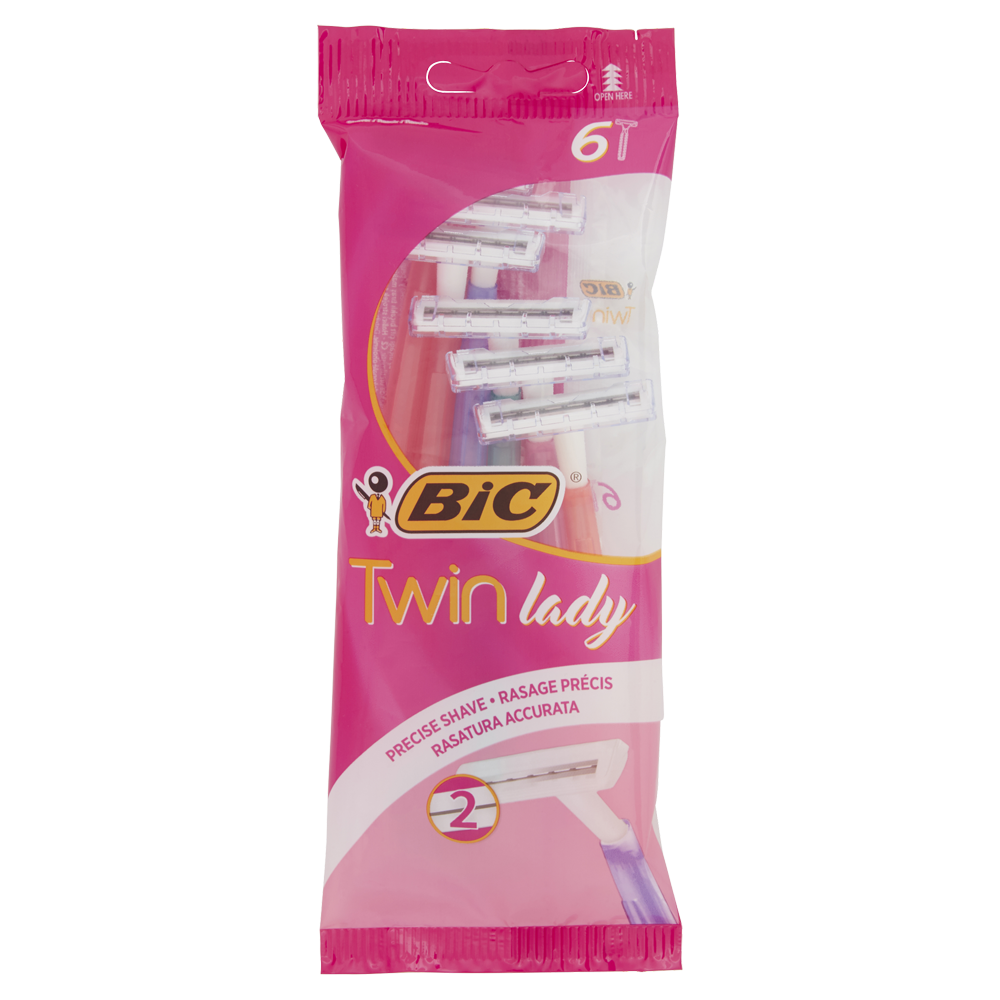 Rasoio Twin Lady 6 Pezzi