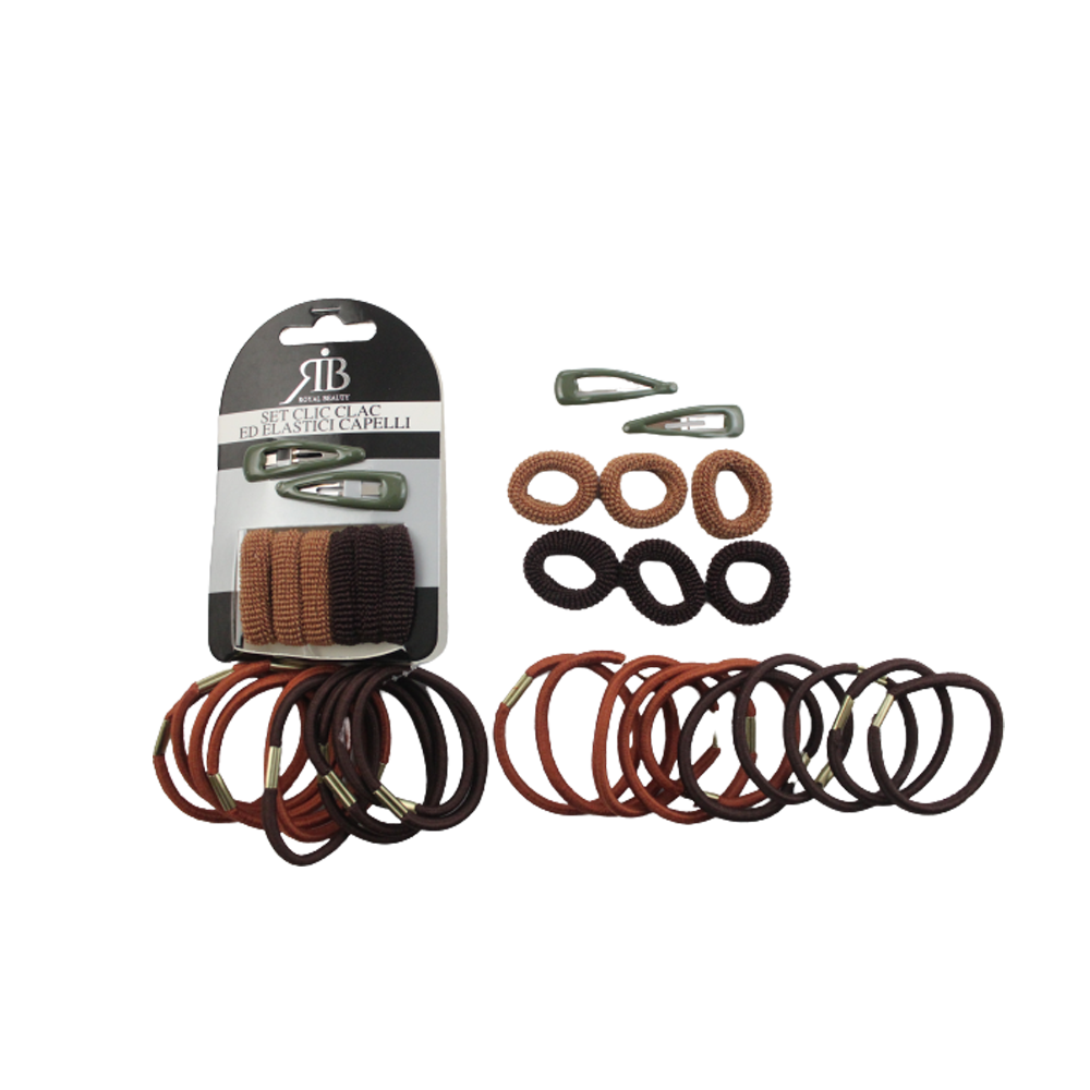 Set Elastici Capelli Assortiti 18 Pezzi