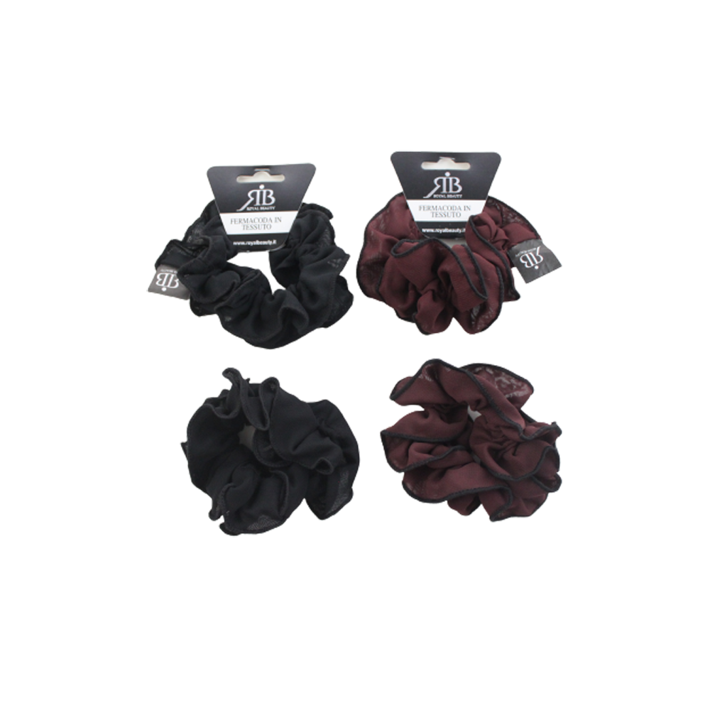 Fermacoda in tessuto Nero