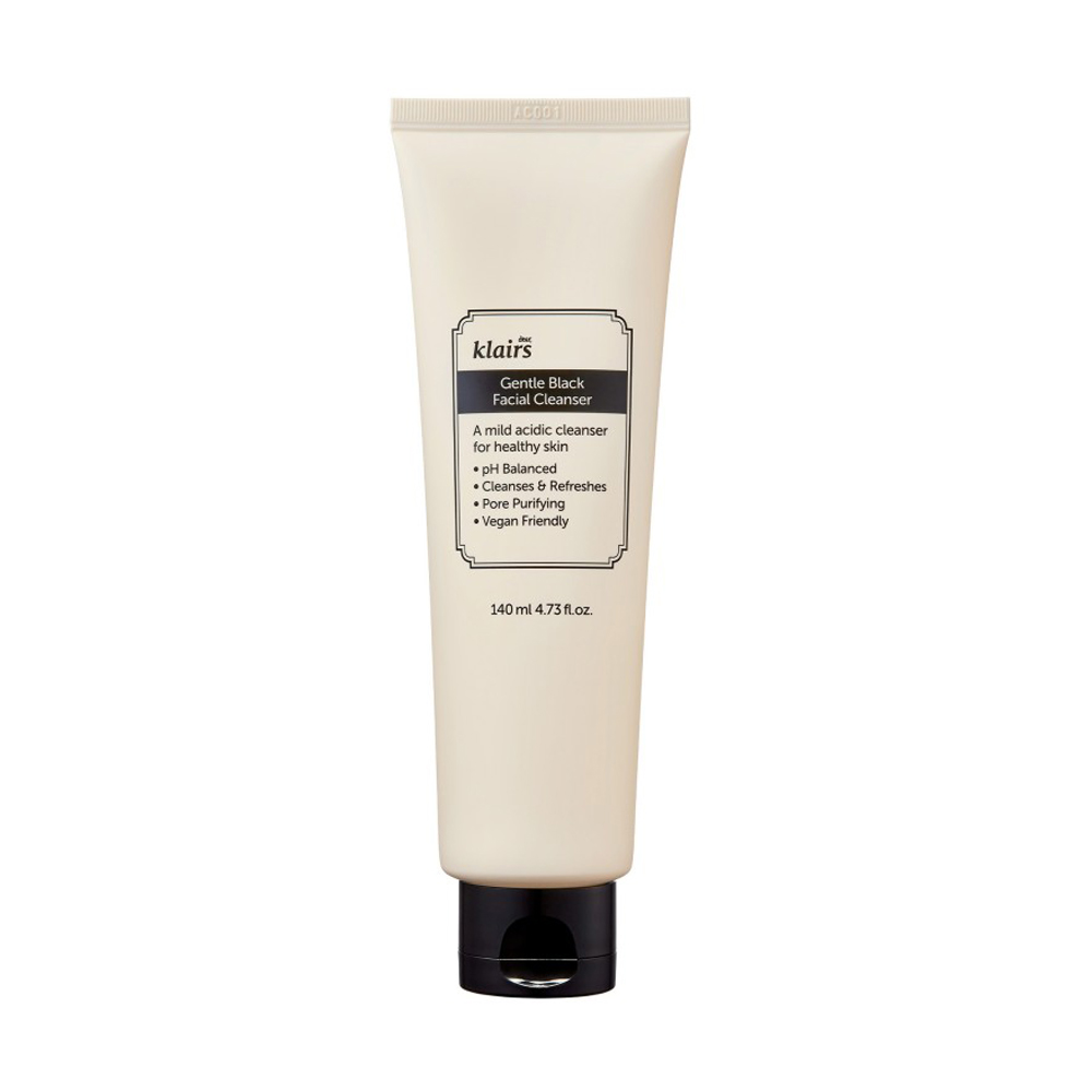 Gentle Black Facial Cleanser 140ml