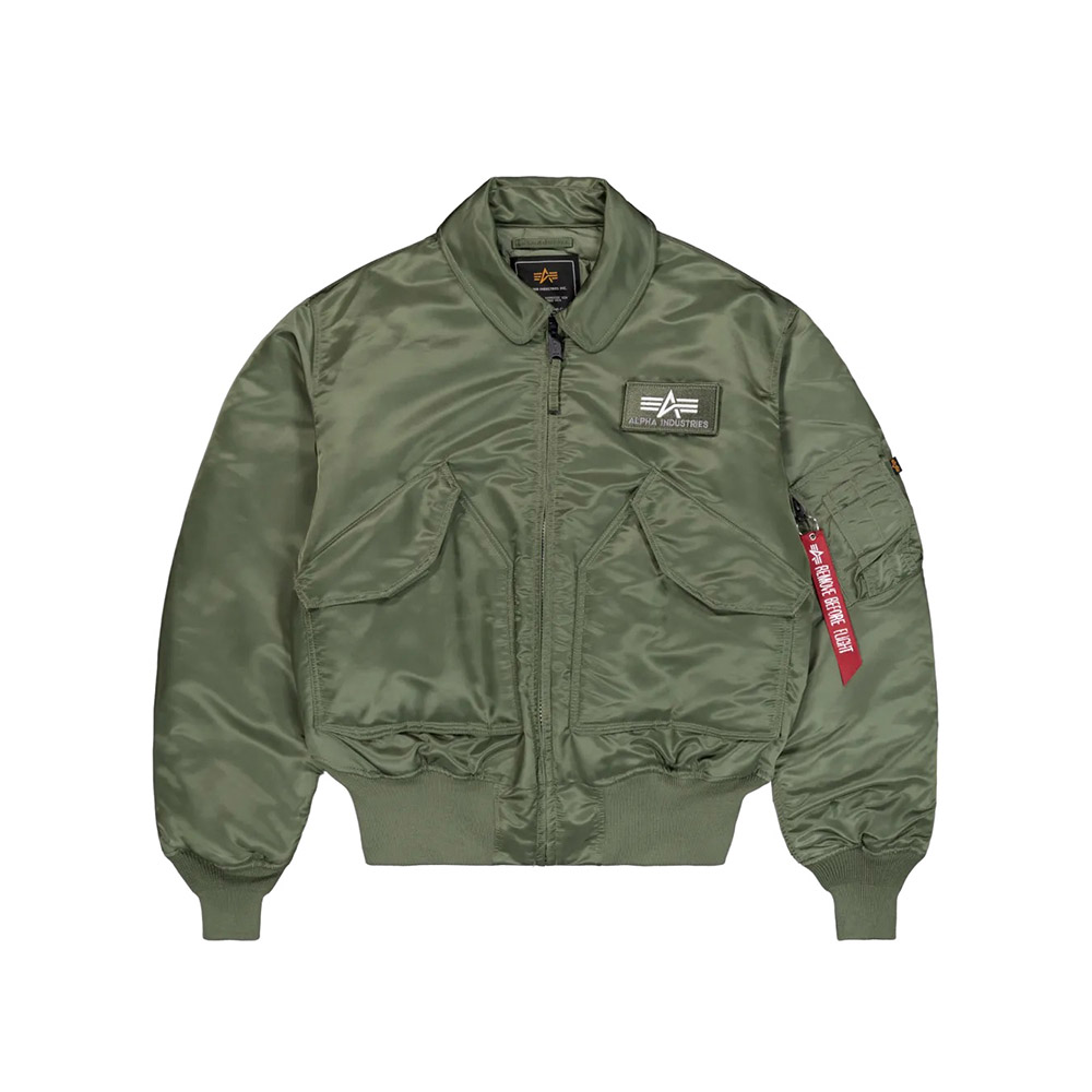 ALPHA INDUSTRIES Giacca Bomber Jacket CWU-45 Sage Green 
