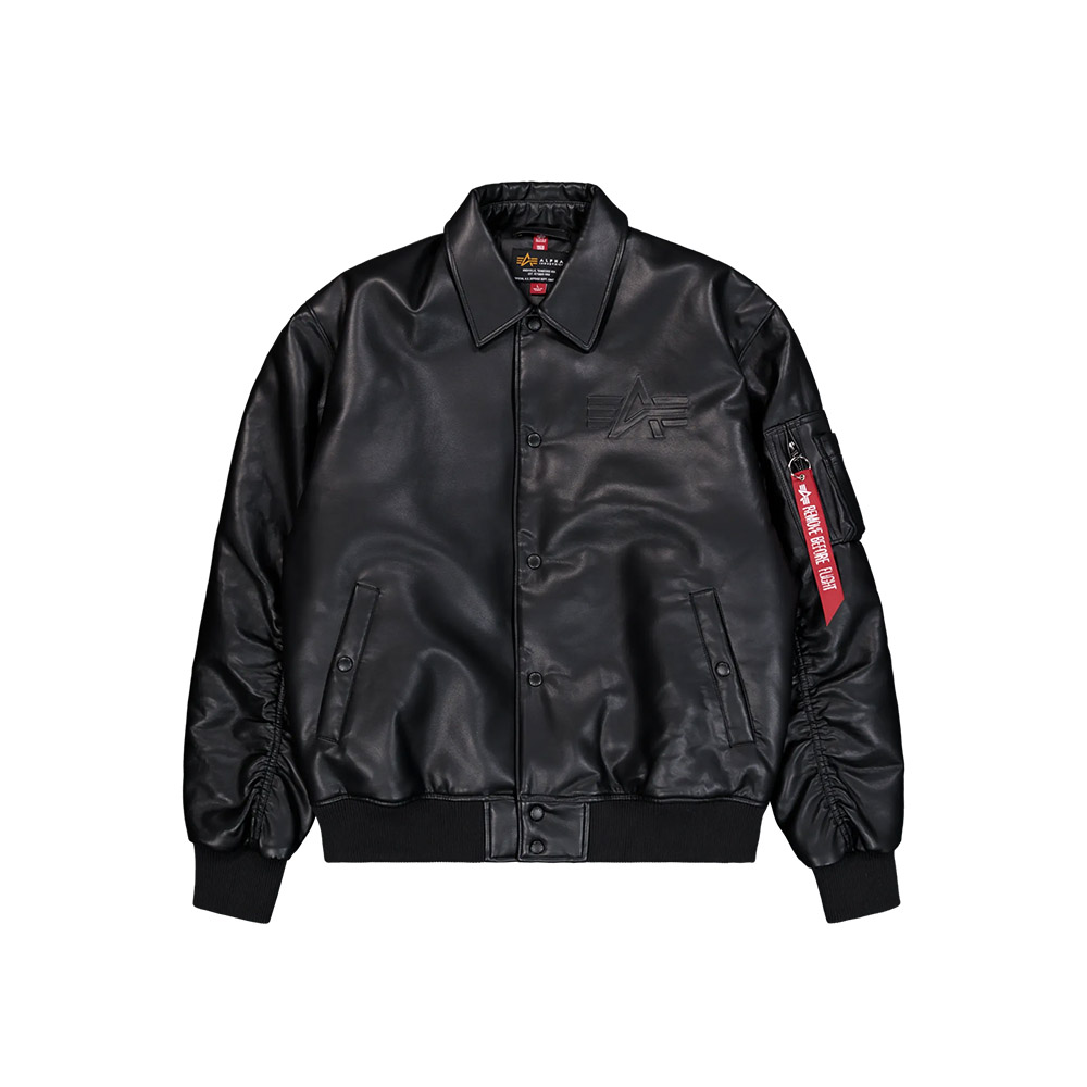 ALPHA INDUSTRIES Giacca Bomber Jacket PU College Black 