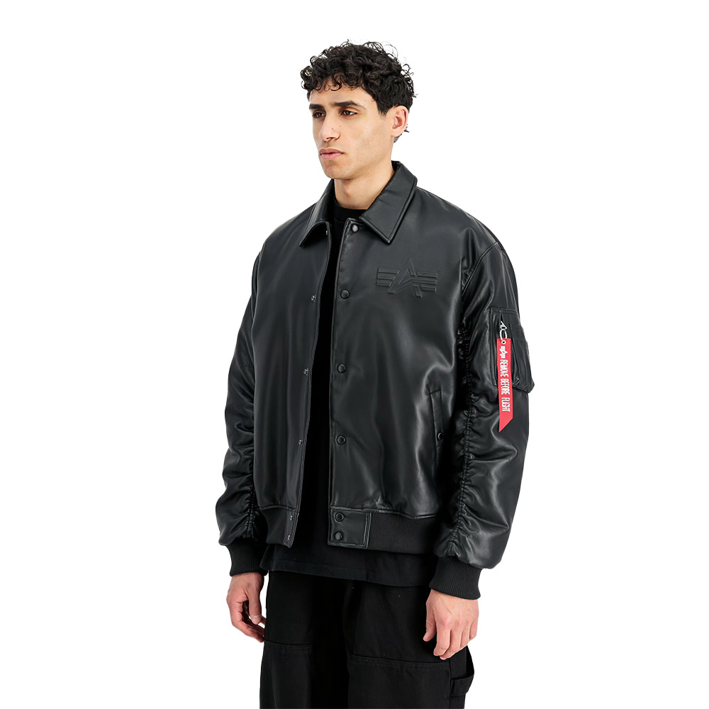 ALPHA INDUSTRIES Giacca Bomber Jacket PU College Black 