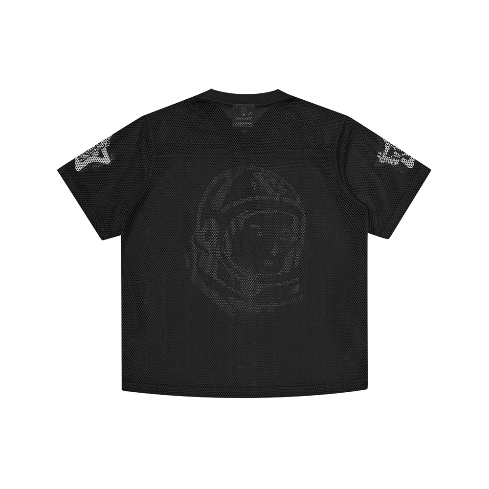 BILLIONAIRE BOYS CLUB Maglia Maniche Corte Mesh Football Tee Astro Big Black White 