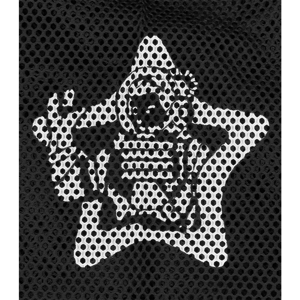 BILLIONAIRE BOYS CLUB Maglia Maniche Corte Mesh Football Tee Astro Big Black White 