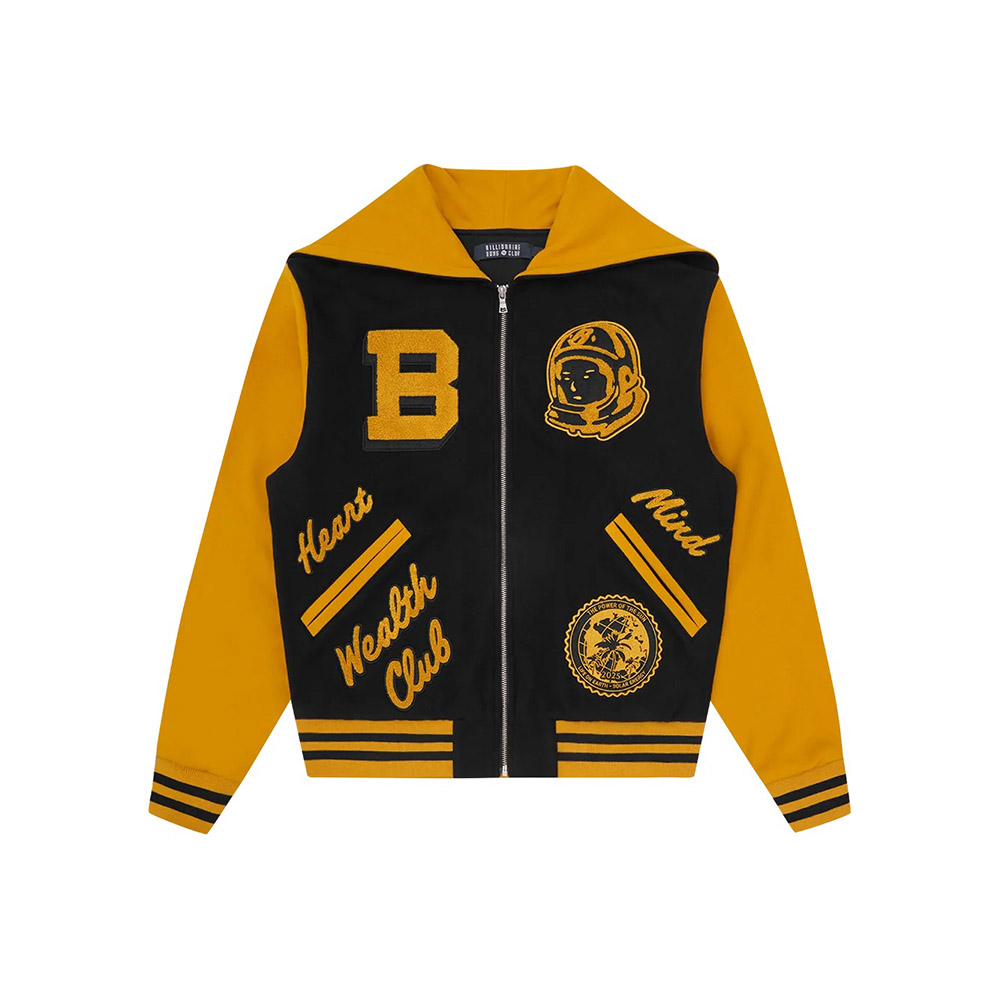 BILLIONAIRE BOYS CLUB Giacca College World Cheerleader Zip Through Hood 