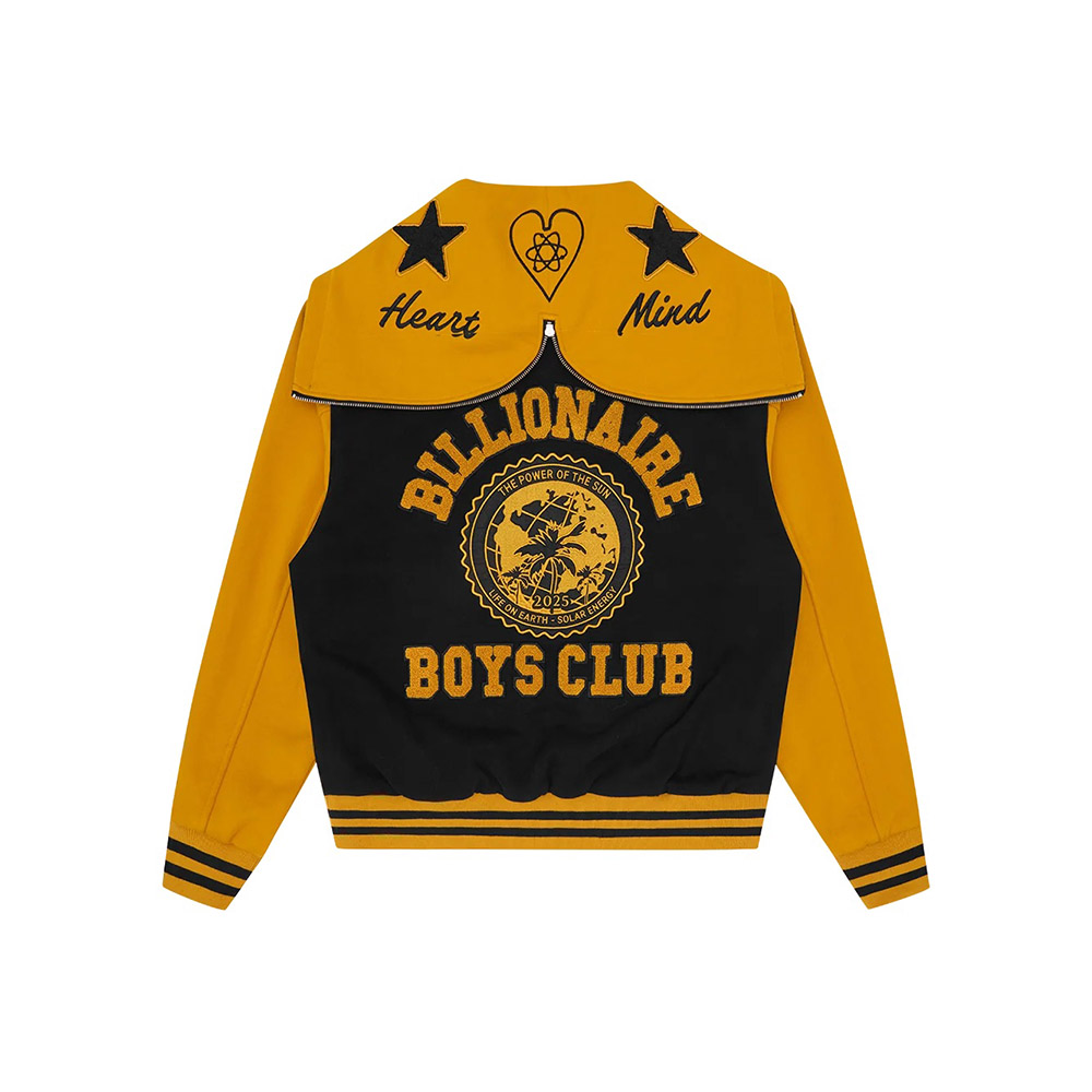 BILLIONAIRE BOYS CLUB Giacca College World Cheerleader Zip Through Hood 
