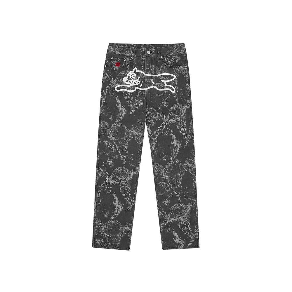 ICECREAM Pantalone Denim Pants Cone Stamp 