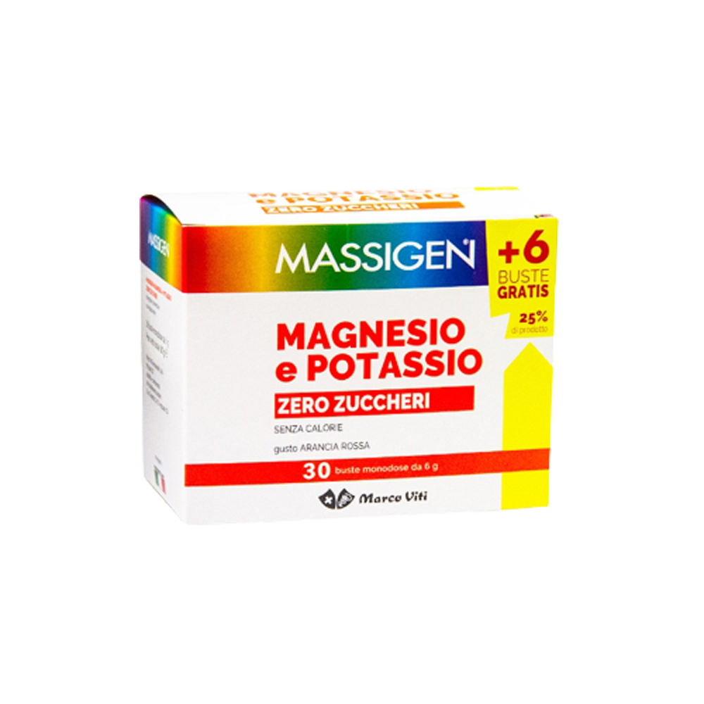 Magnesio Potassio Senza Zuccheri 30 Bustine