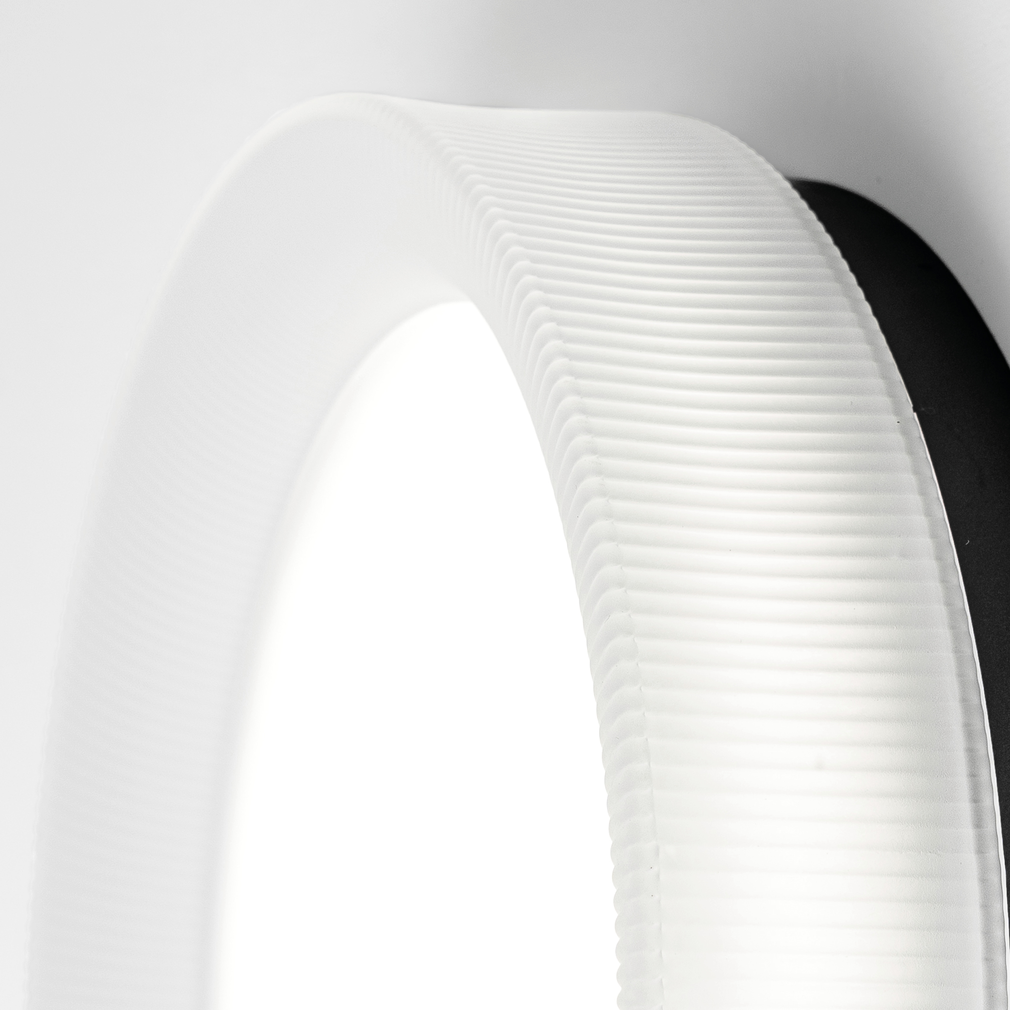 PILASTRO PLAFONIERA BASE ANTRACITE + VETRO BIANCO SATINATO 24W 2700K-3000K-4000K DIMMERABILE