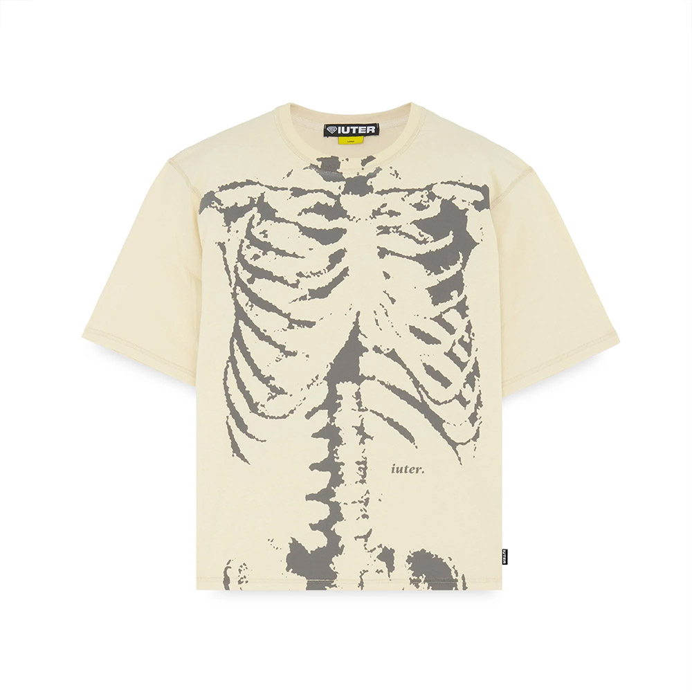 IUTER Maglietta Maniche Corte Tee Skeleton