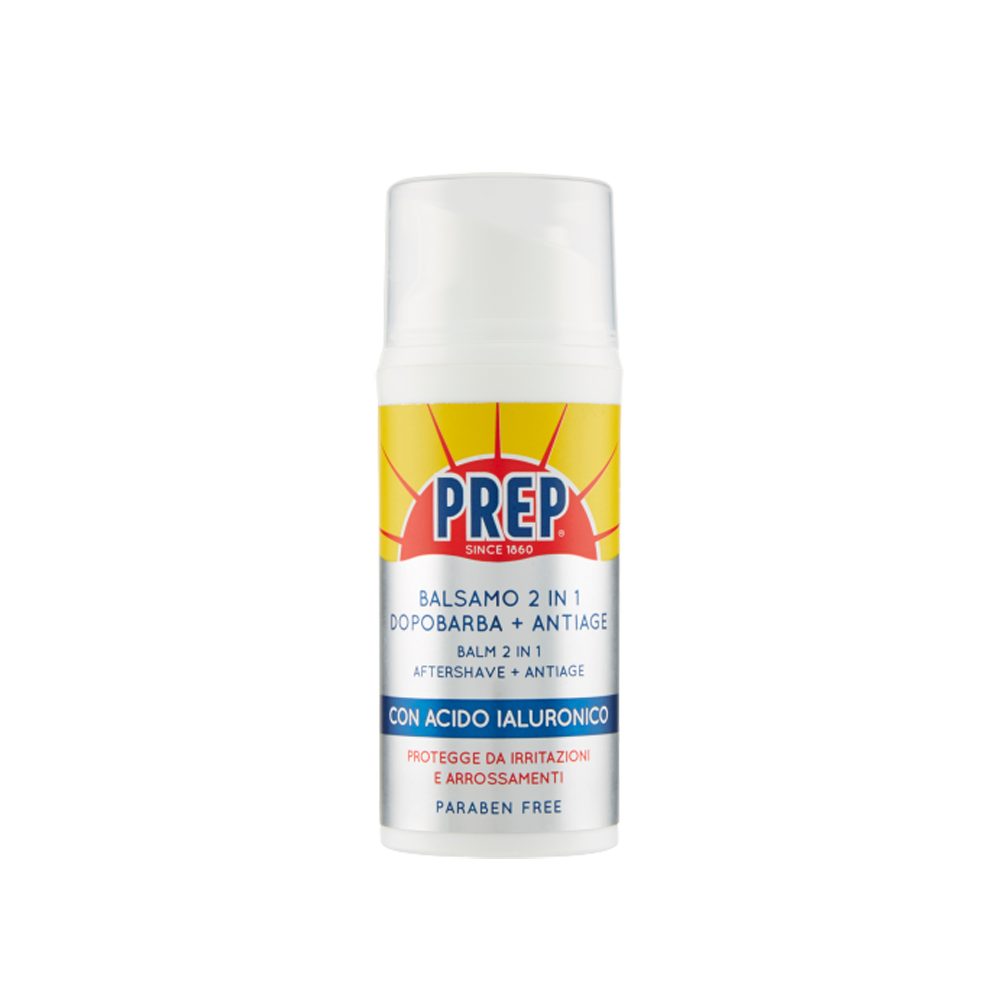 Balsamo 2 in 1 Dopobarba + Antiage con Acido Ialuronico 80 ml