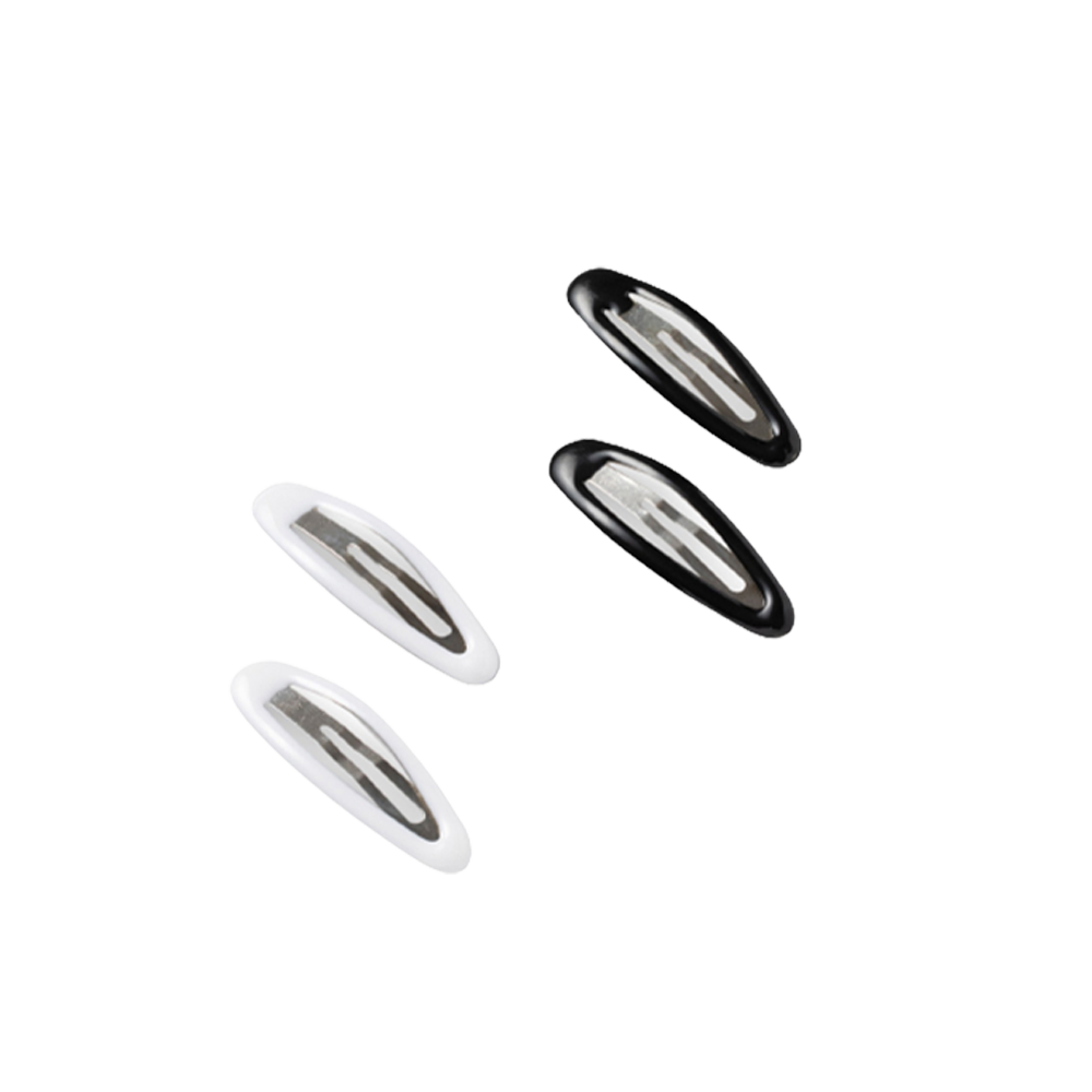 Clic-clac Bianco Nero 4 Pezzi