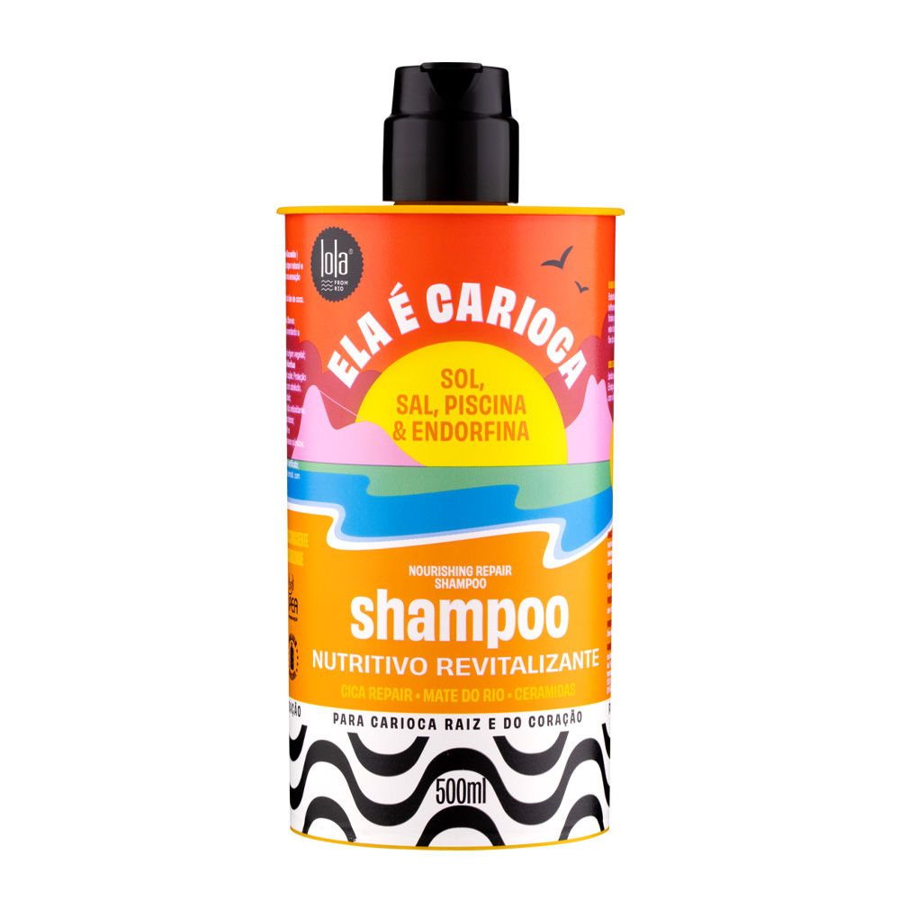 Ela É Carioca Shampoo Nutritivo Revitalizante 500ml 