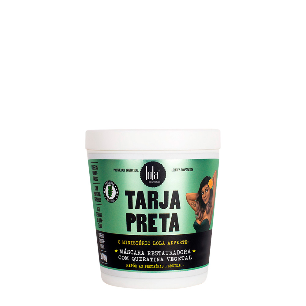 Tarja Preta Queratina Vegetal Mascara 250ml 