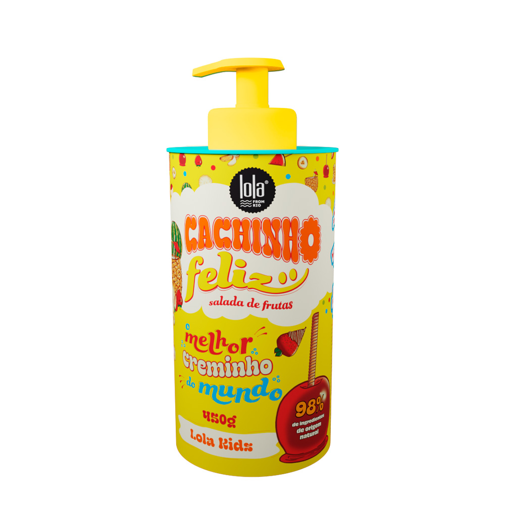 Cacinho Feliz Salada De Frutas Creme de Pentear 450gr 