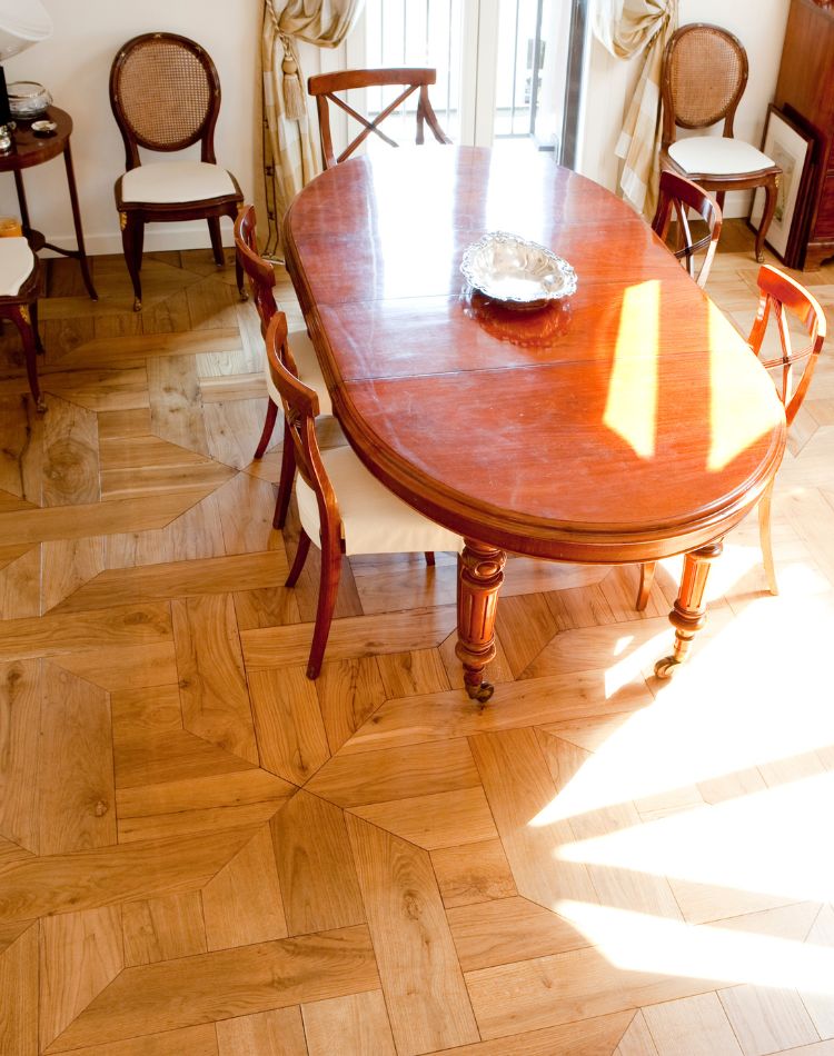 parquet in rovere antico su misura