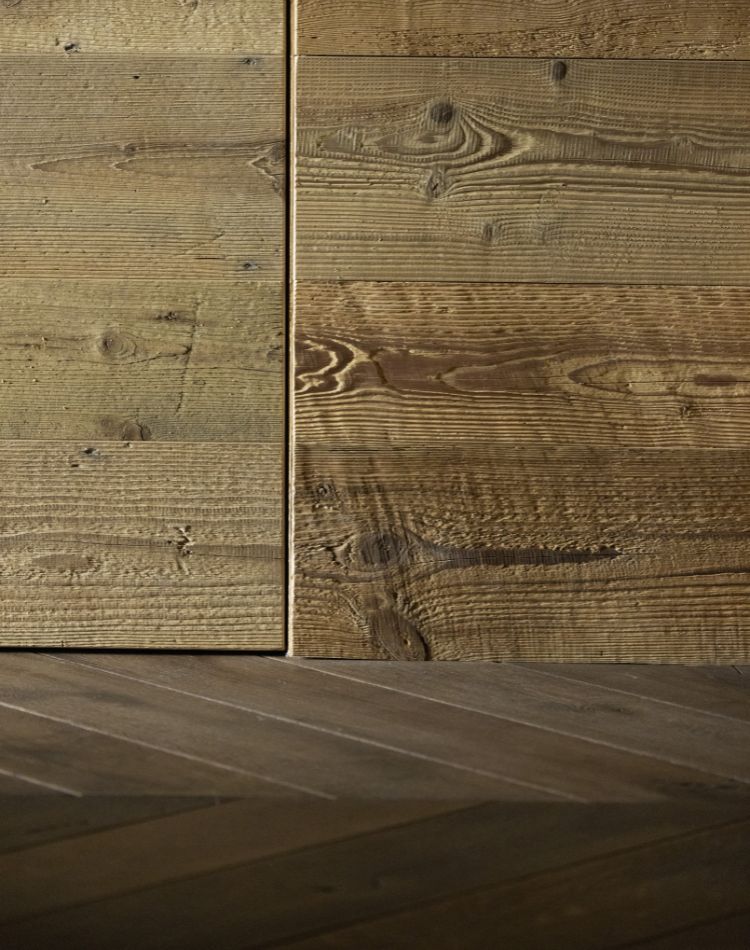 boiserie in abete antico grezzo