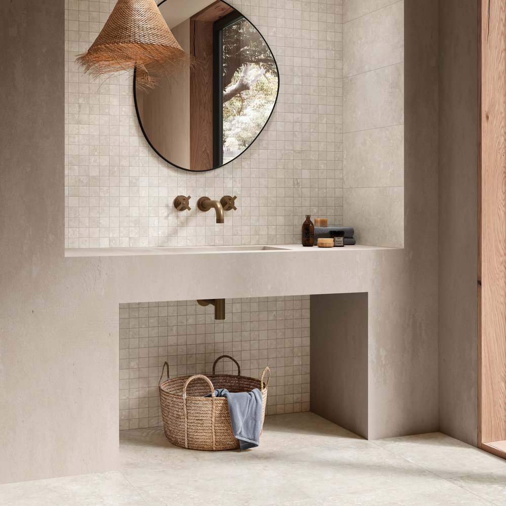 PIEMME Gres effetto pietra MOON WHITE 60x120cm rettificato