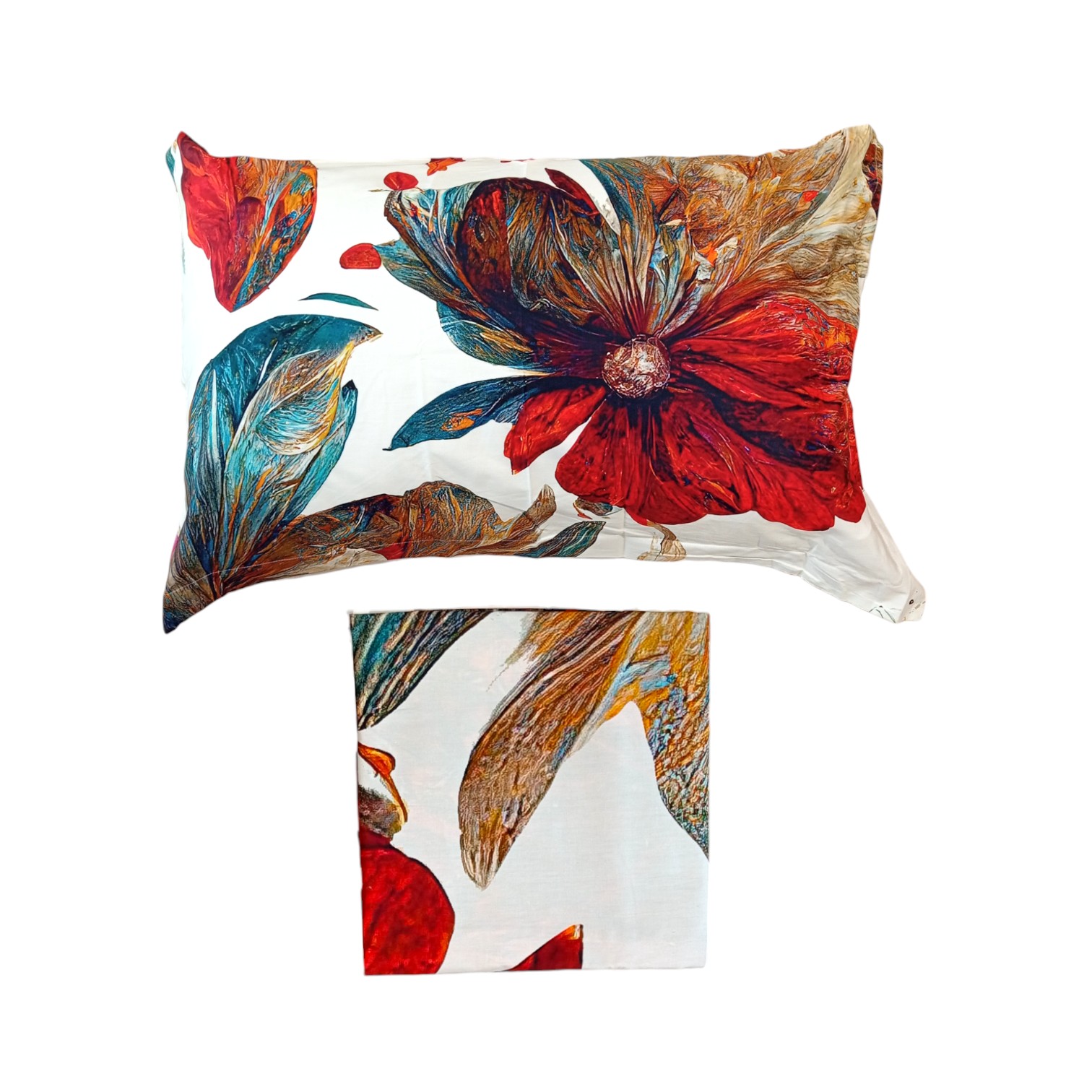 Copripiumino matrimoniale Raso di Cotone - Riza