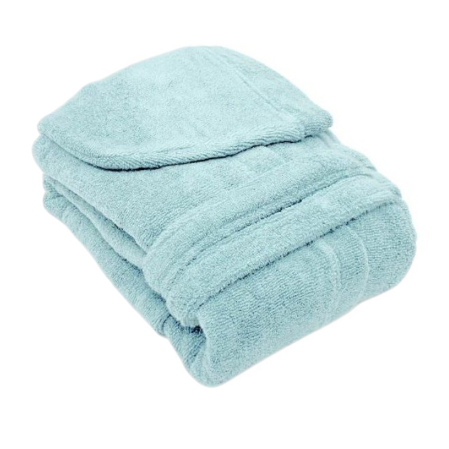 Accappatoio Carezza spugna zero twist 420 gr - Acqua