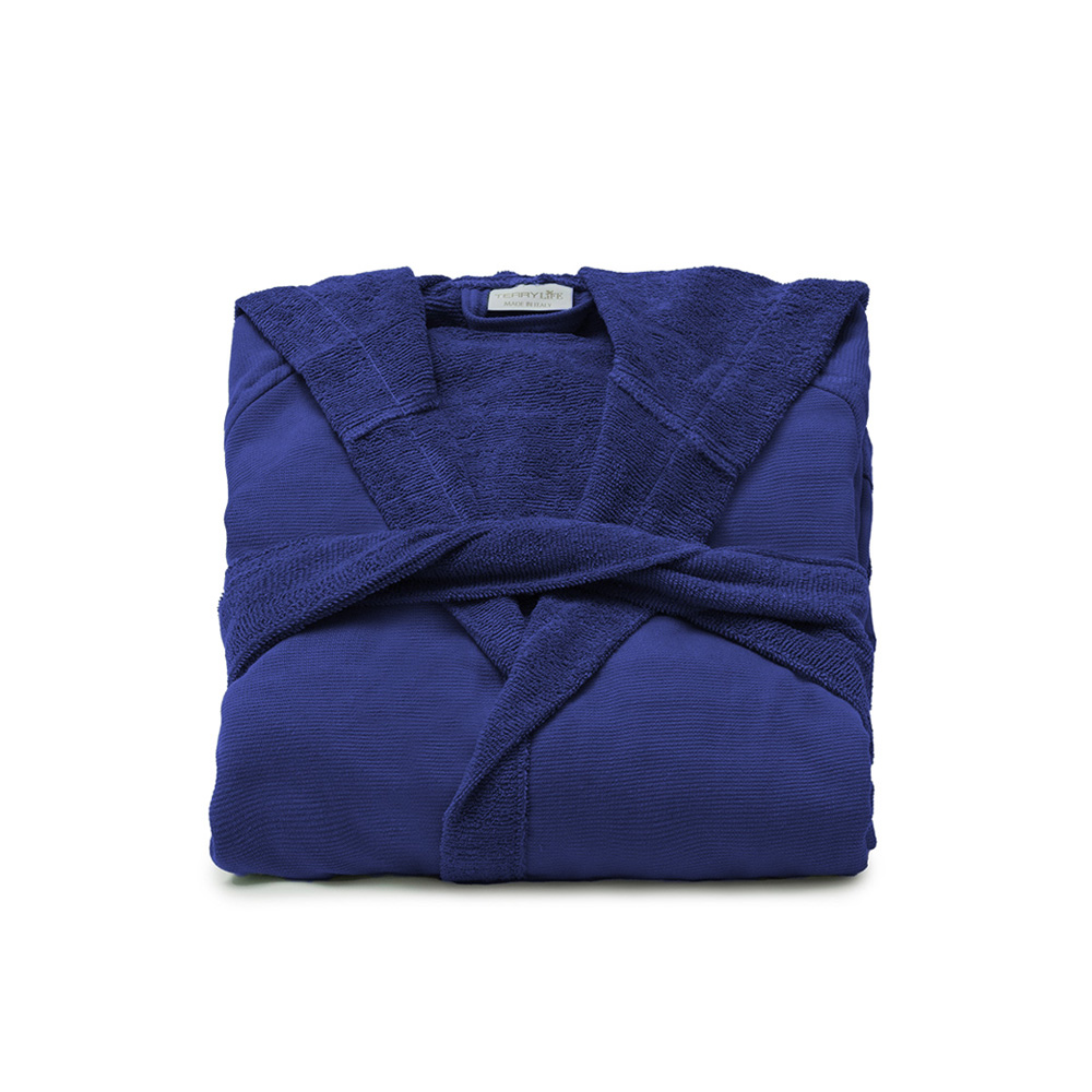 Accappatoio Bambino Sport - Blu Navy rr