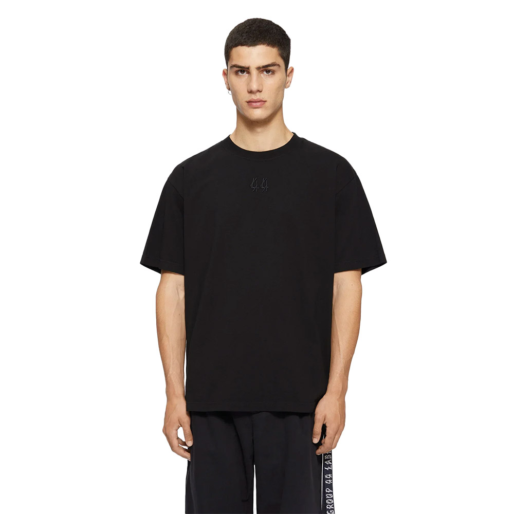 44 LABEL GROUP Maglietta Maniche Corte Tee Classic Black Red 
