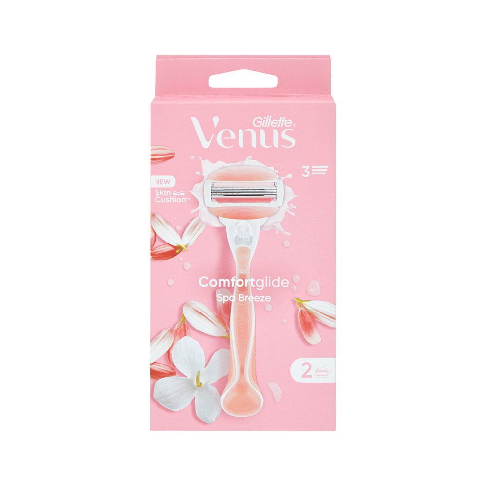 Gillette Venus Rasoio Spa Breeze + 2 Ricariche