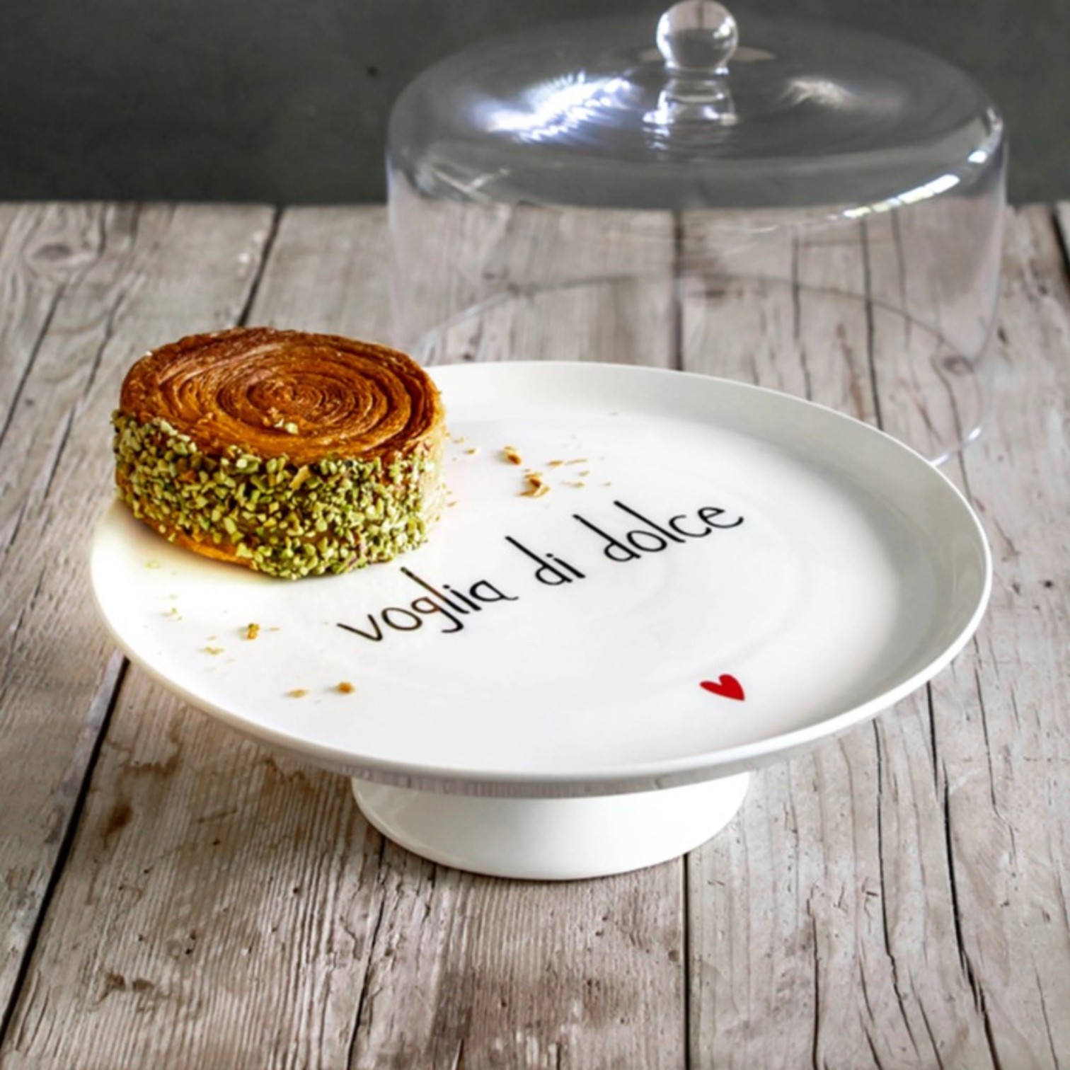 Alzata per dolci e torte in gres - Voglia di dolce