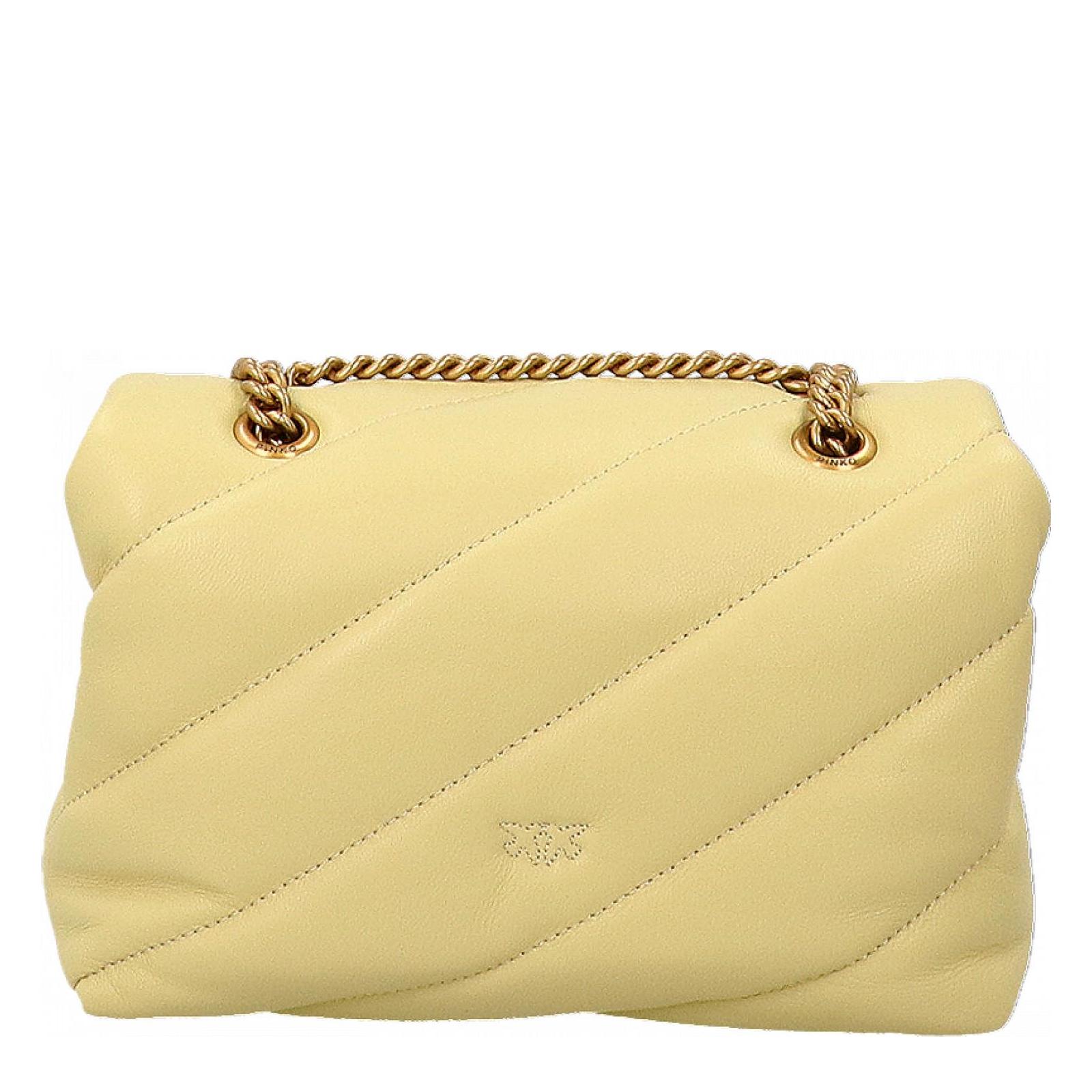 LOVE MINI PUFF CL c39q--giallo-vaniglia-antique-gold