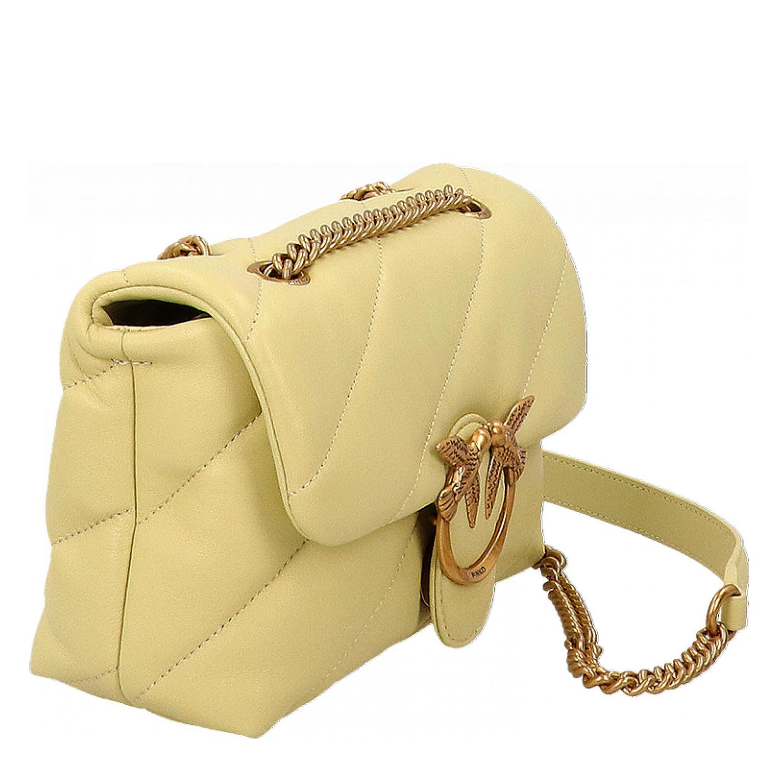 LOVE MINI PUFF CL c39q--giallo-vaniglia-antique-gold
