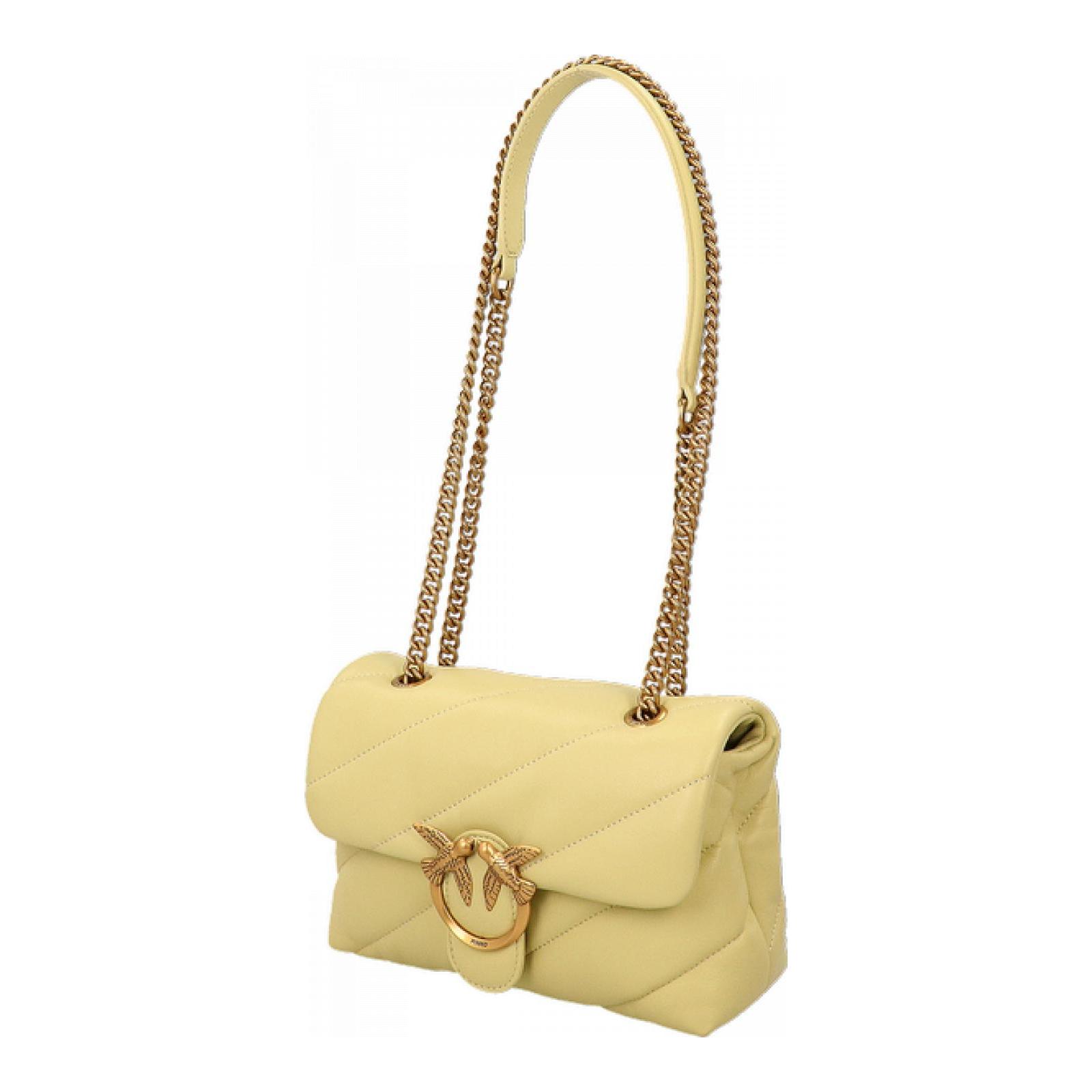 LOVE MINI PUFF CL c39q--giallo-vaniglia-antique-gold