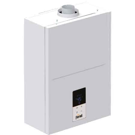 SCALDINO A GAS CAMERA A STAGNA 'KONA' FERROLI 12lt - Alimentazione Metano - FERROLI