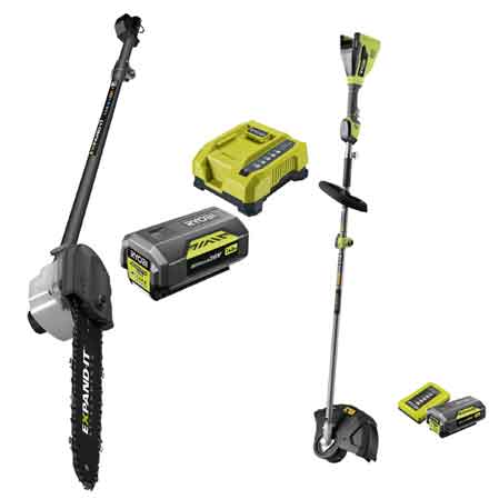 KIT PROMO DECESPUGLIATORE 'RY36ELTX33A-140' CON ASTA POTATURA RYOBI 36V 4.0Ah - RYOBI