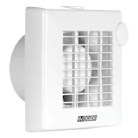 ASPIRATORE ELETTRICO CON TIMER VORTICE Ã 100 mm - 85 m³/h - VORTICE