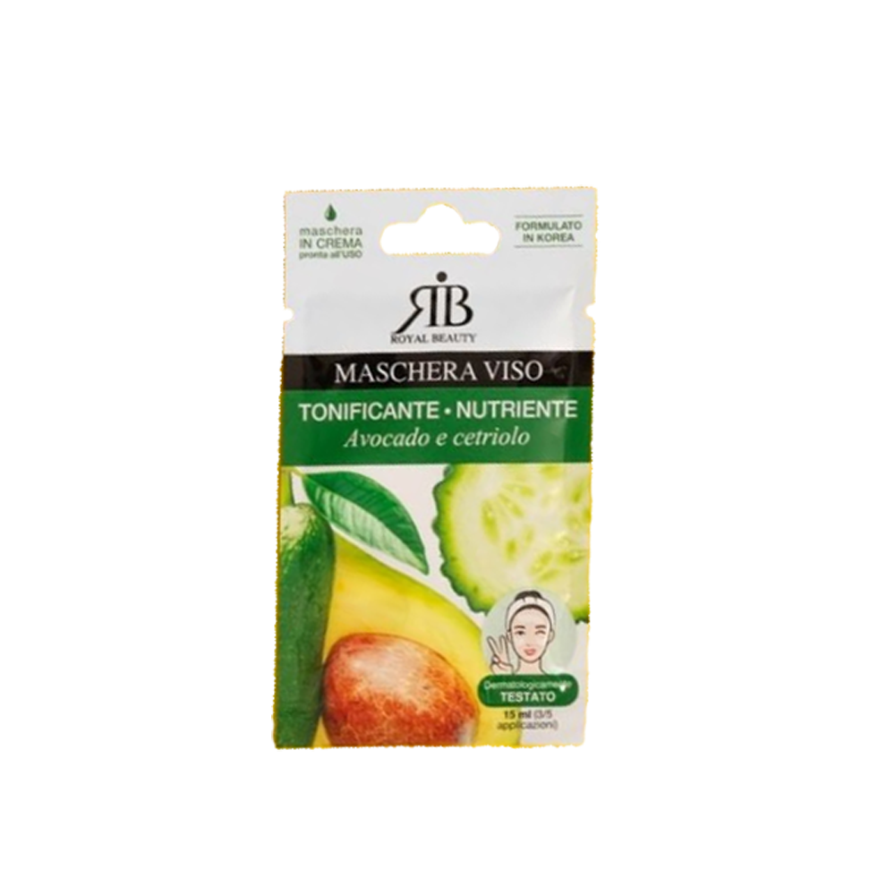 Maschera Viso Avocado e Cetrioli