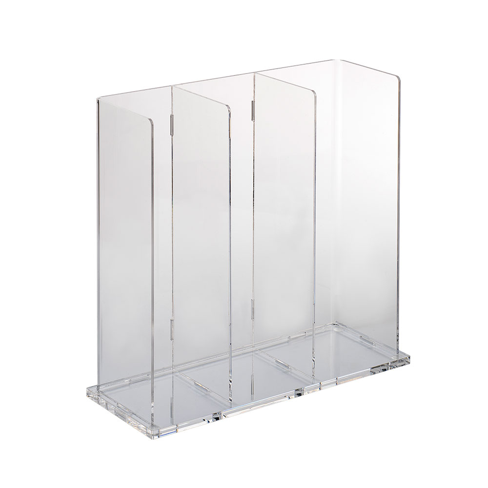 Porta coppette a 3 scomparti