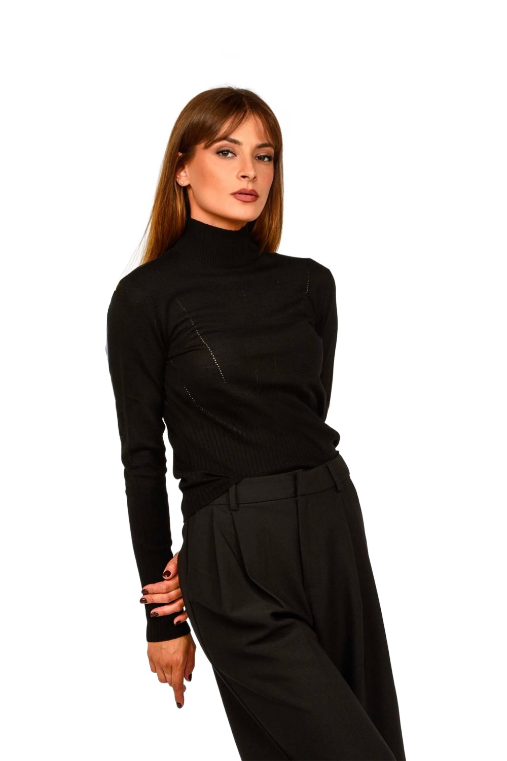 Dolcevita in Pura Lana con Ricami