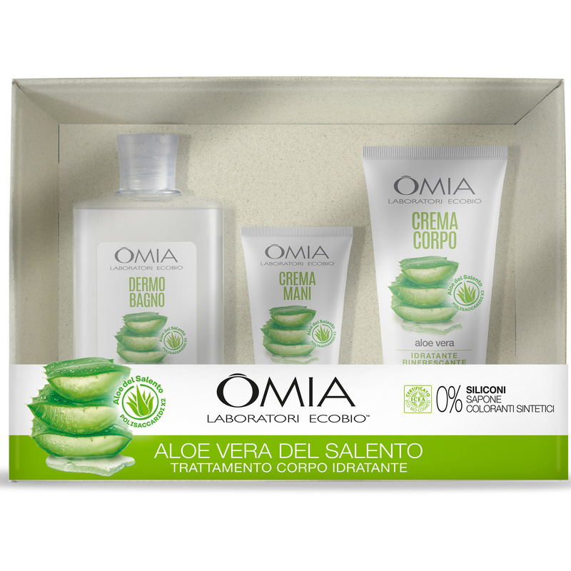 Cofanetto Aloe Vera Dermo Bagno + Crema Corpo + Crema Mani