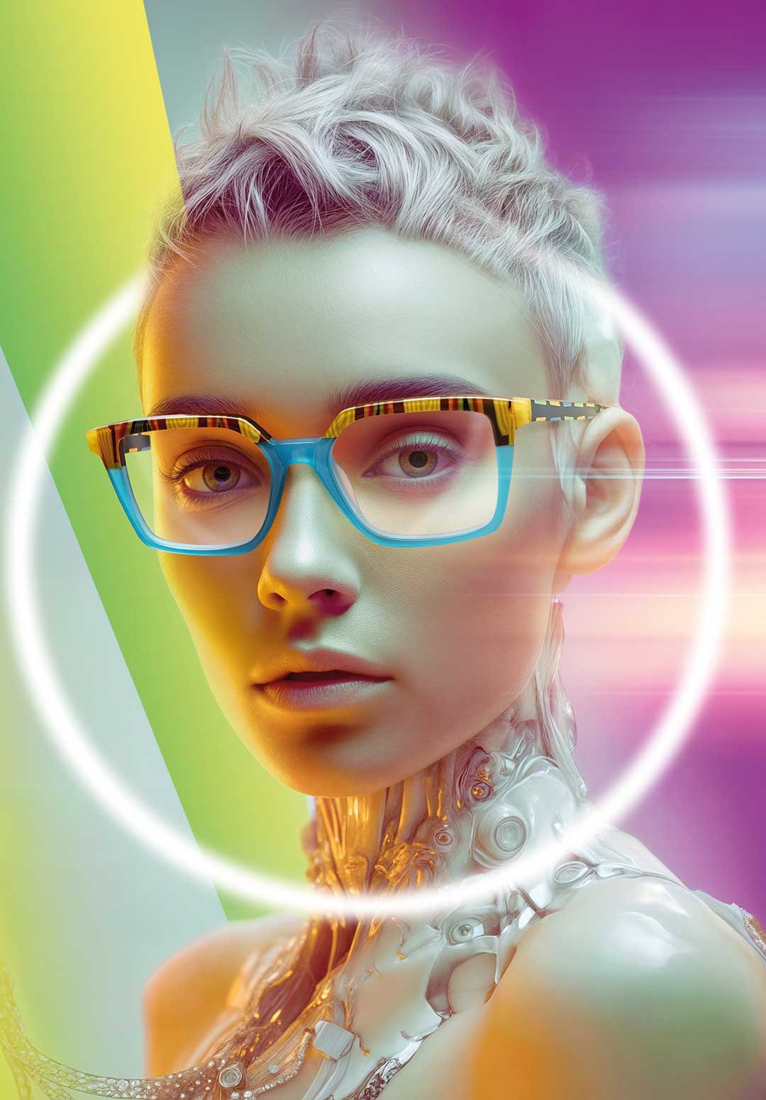 A stylish woman kaos