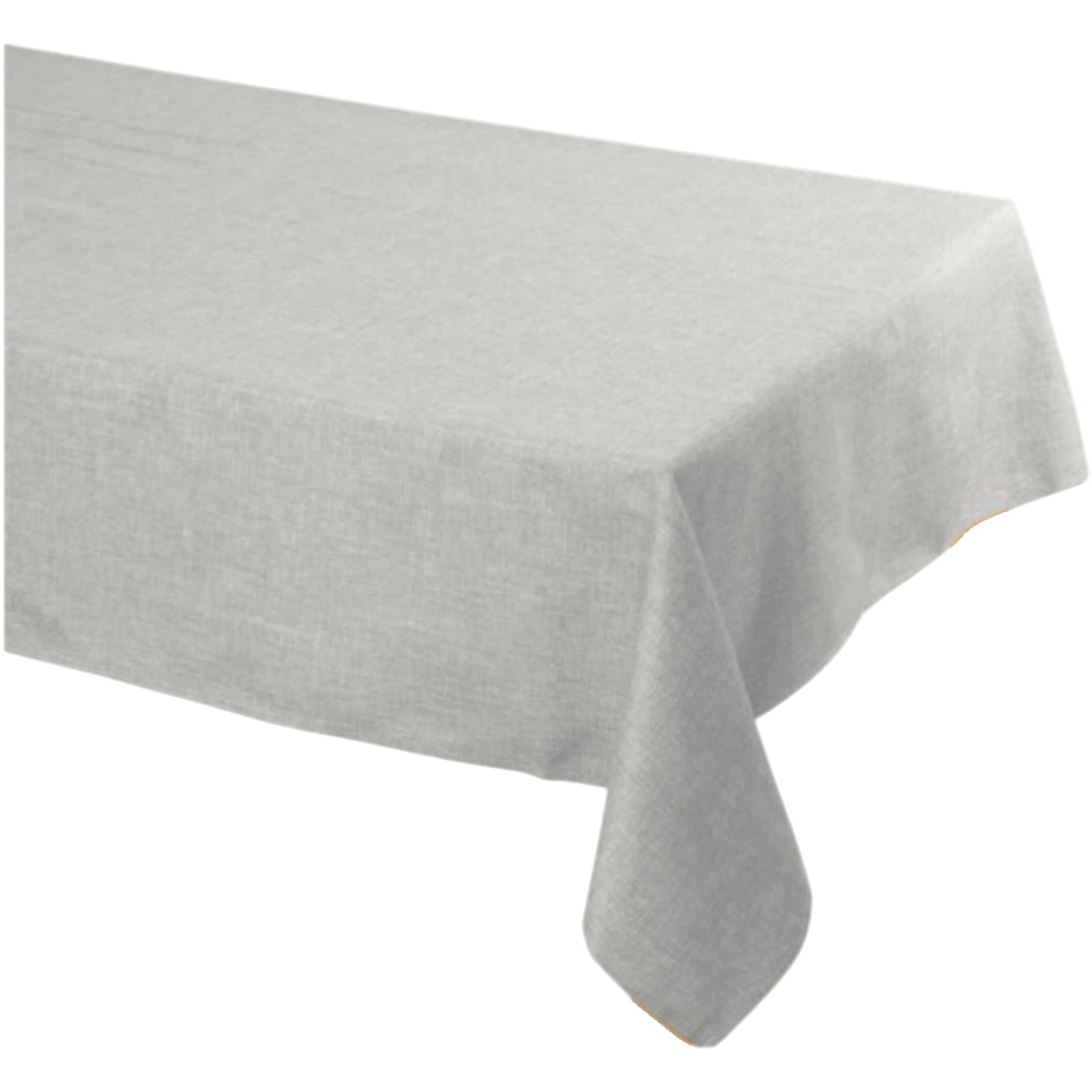 Tovaglia No Stiro effetto lino 140 x 320 - grigio perla