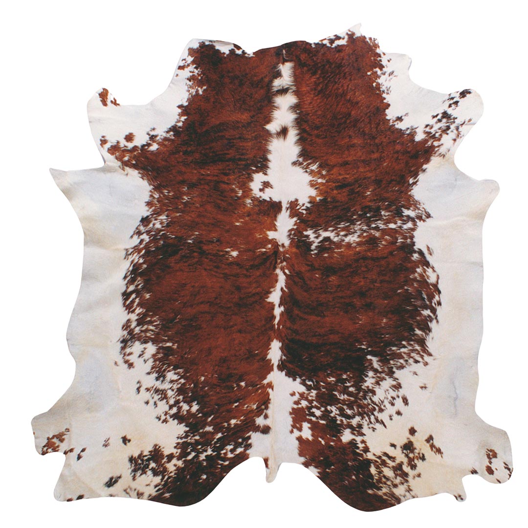 Tappeto PELLE NATURALE TRICOLORE – Eleganza e stile con un tocco vivace - Immagine principale