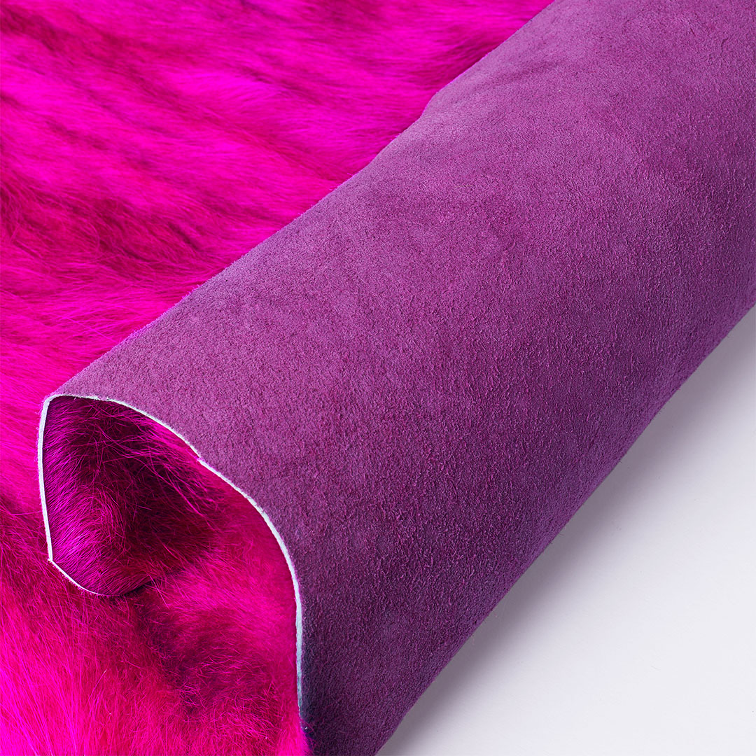 Tappeto PELLE COLORATA FUCSIA – Eleganza e stile con un tocco vivace