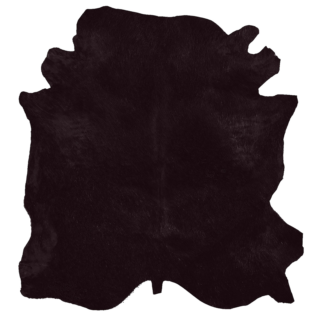 Luxurious Cow Skin Rug in Plum – A Refined Touch for Contemporary Bedrooms