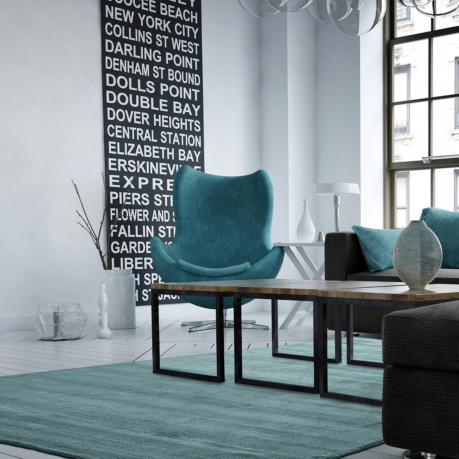 Tappeto TRENDY SHINY 80 A : Raffinata semplicità per spazi contemporanei