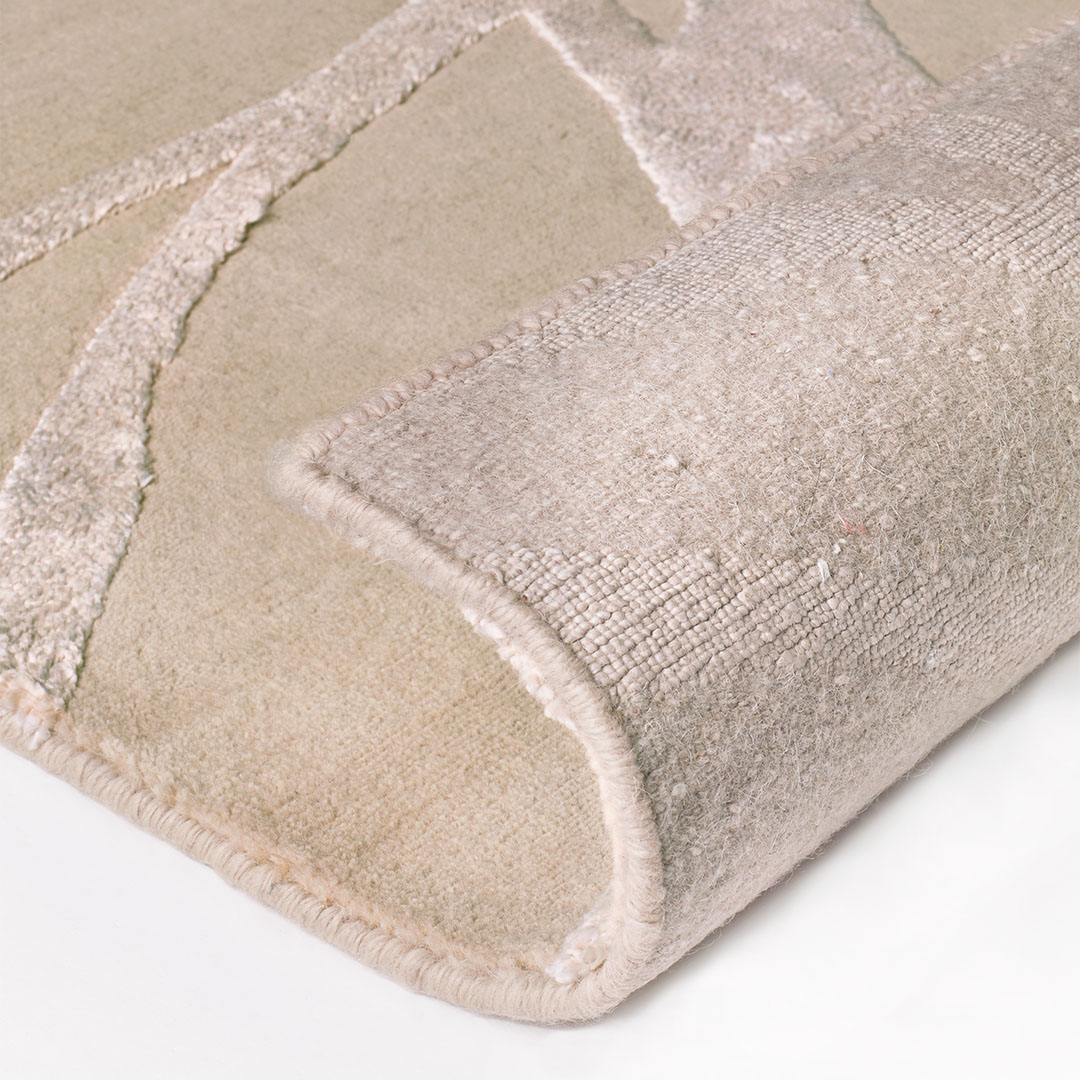 Tappeto CHANTAL BEIGE – Eleganza Naturale per un Salotto Moderno